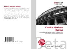 Capa do livro de Valerius Maximus Basilius 