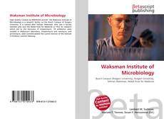Portada del libro de Waksman Institute of Microbiology