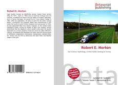 Bookcover of Robert E. Horton