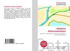 Bookcover of Adaptive Deltamodulation
