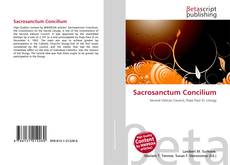 Bookcover of Sacrosanctum Concilium