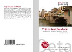 Vrije en Lage Boekhorst的封面