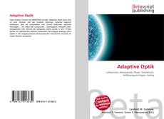 Bookcover of Adaptive Optik