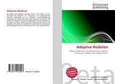 Portada del libro de Adaptive Reaktion