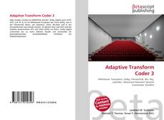 Buchcover von Adaptive Transform Coder 3