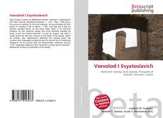 Bookcover of Vsevolod I Svyatoslavich