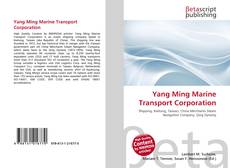 Buchcover von Yang Ming Marine Transport Corporation