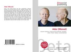Capa do livro de Adar (Monat) 