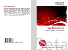 Buchcover von Sad Janka Kráľa