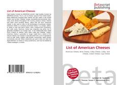 Buchcover von List of American Cheeses