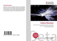 Portada del libro de Valery Muratov