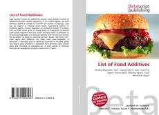 Обложка List of Food Additives
