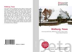 Capa do livro de Walburg, Texas 