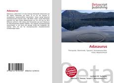 Buchcover von Adasaurus