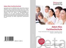 Capa do livro de Adam Ries Fachhochschule 