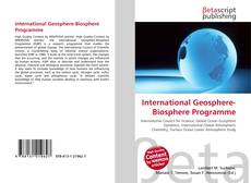 Buchcover von International Geosphere-Biosphere Programme