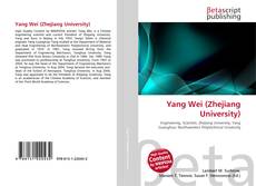 Borítókép a  Yang Wei (Zhejiang University) - hoz