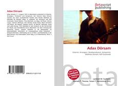 Portada del libro de Adax Dörsam