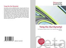 Buchcover von Yang Xiu (Sui Dynasty)