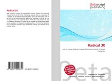 Couverture de Radical 30