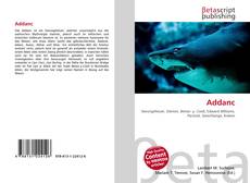 Bookcover of Addanc