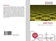 Capa do livro de Sada Yacco 