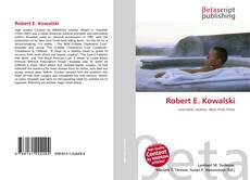 Bookcover of Robert E. Kowalski