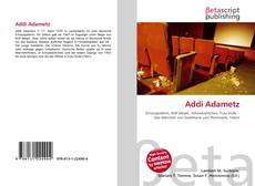 Addi Adametz的封面