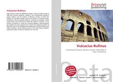 Capa do livro de Vulcacius Rufinus 