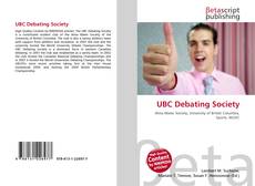 Buchcover von UBC Debating Society