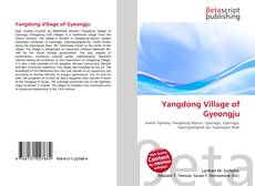 Bookcover of Yangdong Village of Gyeongju