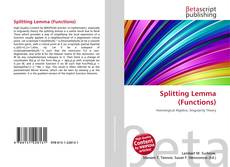 Обложка Splitting Lemma (Functions)