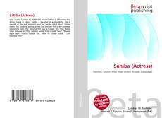 Sahiba (Actress) kitap kapağı