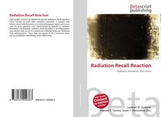 Bookcover of Radiation Recall Reaction