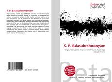 S. P. Balasubrahmanyam kitap kapağı