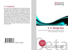 Bookcover of S. V. Ranga Rao