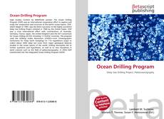 Bookcover of Ocean Drilling Program