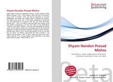 Buchcover von Shyam Nandan Prasad Mishra