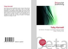 Portada del libro de Toby Korrodi
