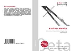 Copertina di Bochner Identity