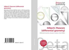 Bookcover of Hilbert's Theorem (differential geometry)