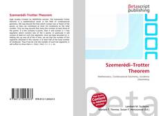 Bookcover of Szemerédi–Trotter Theorem