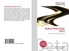 Bookcover of Radical Party (Italy, 1877)