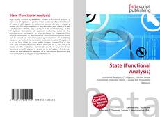 Bookcover of State (Functional Analysis)