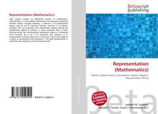 Bookcover of Representation (Mathematics)