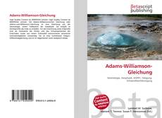 Couverture de Adams-Williamson-Gleichung