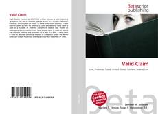 Couverture de Valid Claim