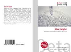 Bookcover of Star Height