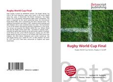 Copertina di Rugby World Cup Final