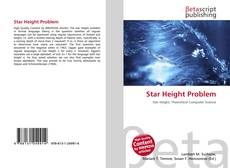 Bookcover of Star Height Problem